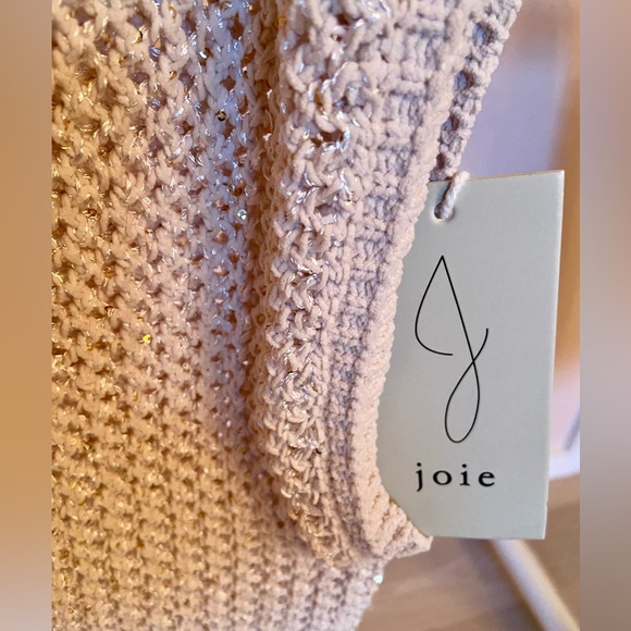Joie Knit w/ Sequins Boxy Sweater Vest NWT - Picture 5 of 7